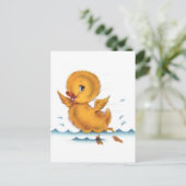 Duckie Postkarte (Stehend Vorderseite)