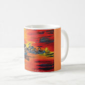 Duckie Sonnenuntergang Kaffeetasse (VorderseiteRechts)