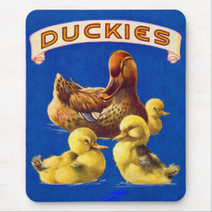 Duckies der 30er Jahre Mousepad