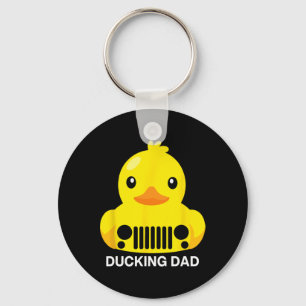 Ducking Dad Hunting Dad Opa Lustiger Vatertag Schlüsselanhänger