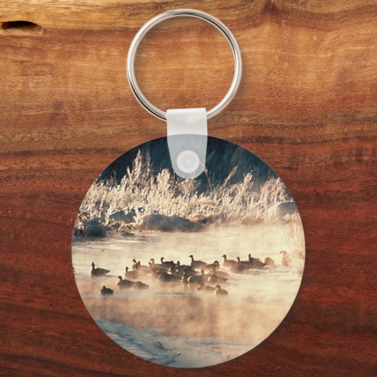 Duckjagd-Logo Schlüsselanhänger (Vorderseite)