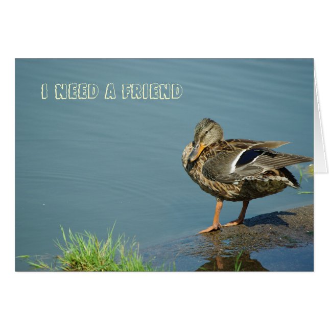 Duckkarte (Vorderseite (Horizontal))