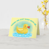 DUCKKY-Karte "VERMISST" Karte (Gelbe Blume)