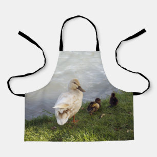 Duckleine mit Ducklings, Kinder mit vollwertiger S Schürze