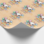 Duckling Baby Duckling Dusche Geschenkpapier (Ecke)