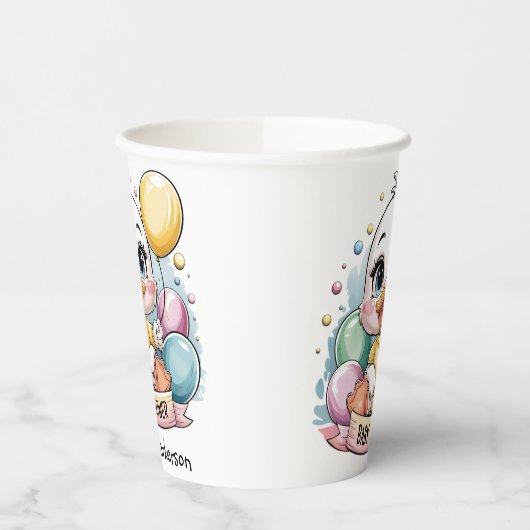 Duckling Baby Duckling Dusche Pappbecher (Links)