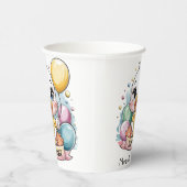 Duckling Baby Duckling Dusche Pappbecher (Rechts)