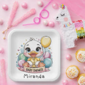 Duckling Baby Duckling Dusche Pappteller (Party)