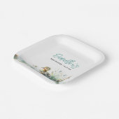 Duckling Baby Dusche verfügbar Pappteller (Gewinkelt)