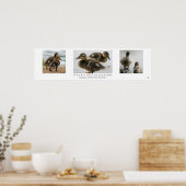 "Duckling Collection", weiß Poster (Küche)