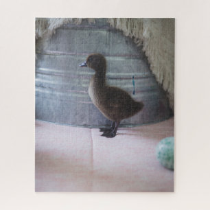 Duckling, Dark Brown Baby Duck Puzzle
