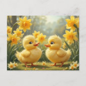 Duckling Duo bei Duckling Postkarte (Vorderseite)