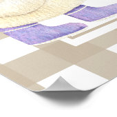 Duckling First Birthday Milestone Geburtstag Poster (Ecke)