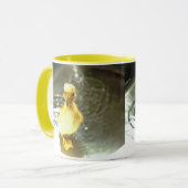 Duckling hat ein Bad. Tasse (Vorderseite Links)