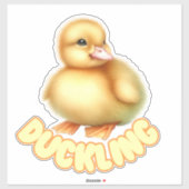 DUCKLING - KINDERZIMMER STICKER (Blatt)