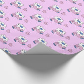 Duckling mit dunkler Blume Geschenkpapier (Ecke)