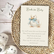 Duckling mit Ribbon Baby Showbüchern für Baby