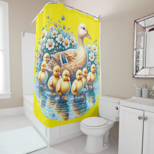 "Duckling Parade" Duschvorhang (Beispiel)