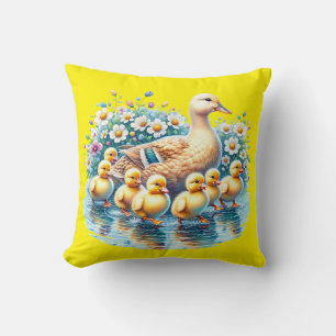 "Duckling Parade" Kissen