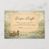 Duckling Pond Diapper Raffle Begleitkarte (Vorderseite)