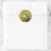 Duckling Runder Aufkleber (Tasche)