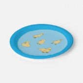 Ducklings Babydusche Teller (Schrägansicht)