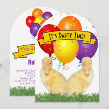 Ducklings Balloons Kinder Geburtstagsparty