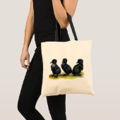 Ducklings Black Cayuga Tragetasche (Vorderseite (Produkt))