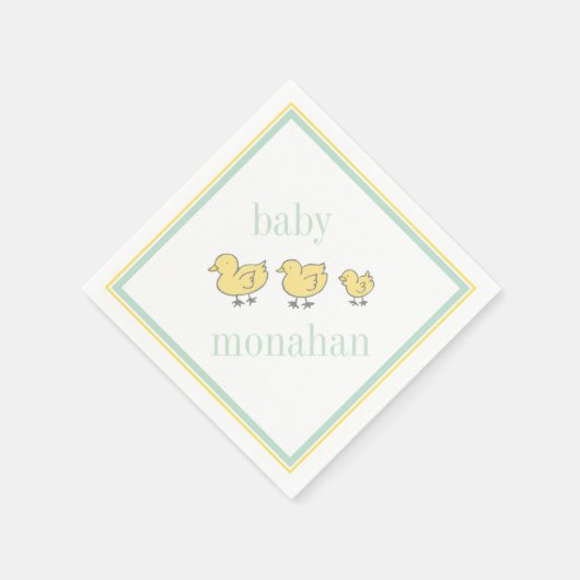 Ducklings | Cocktail Napkin Serviette (Ecke)