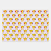 Ducklings & farbenfrohe Balloons Kinder zum Geburt Geschenkpapier Set (Vorderseite 3)