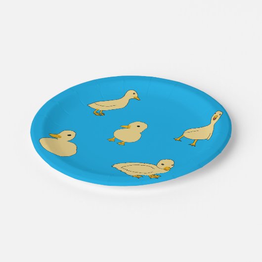 Ducklings Pappteller (Schrägansicht)