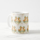 Ducklings und Daisis: Ostern 🌼 ☕ Kaffeetasse (Vorderseite Links)