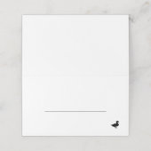 Duckmahlzeit Platzkarte (Außenseite Aufgefaltet)