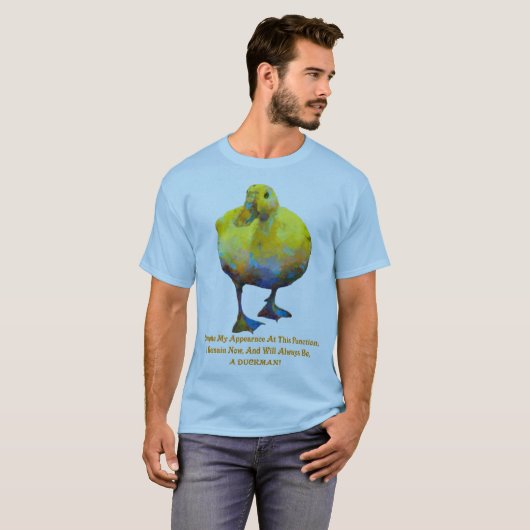 Duckman Blue T Shirt (Vorne ganz)
