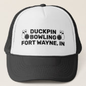 Duckpin Bowling Trucker Hat Truckerkappe (Vorderseite)