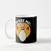 Duckpin Spare Me Bowling Shirts Kaffeetasse (Links)