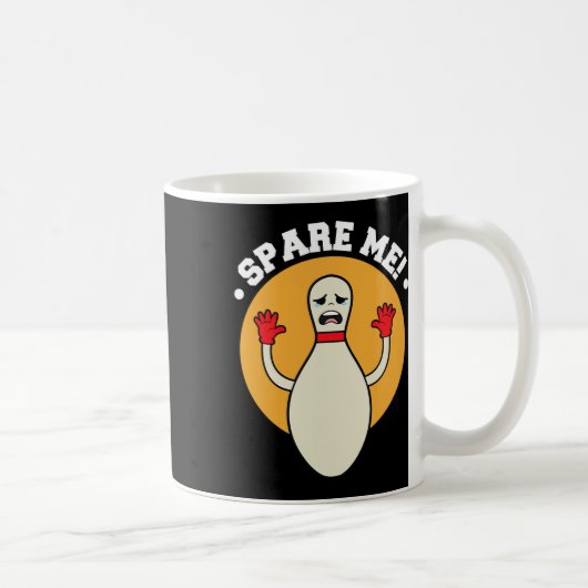 Duckpin Spare Me Bowling Shirts Kaffeetasse (Rechts)