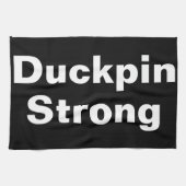 Duckpin Strong Handtuch - 100% anpassbar (Horizontal)