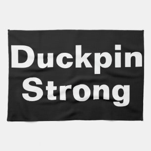 Duckpin Strong Handtuch - 100% anpassbar