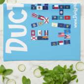 DUCKPINS ALLE Handtuchhalter Geschirrtuch (Gefaltet)