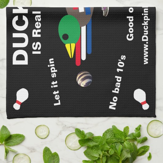 Duckpins IS Real Bowling - Handtuch (Gefaltet)