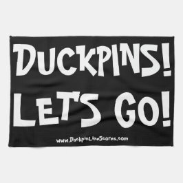 DUCKPINS!  LASSEN SIE UNS GEGEN!HANDTUCH GESCHIRRTUCH