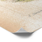 Ducks Antique Lithographie Poster (Ecke)