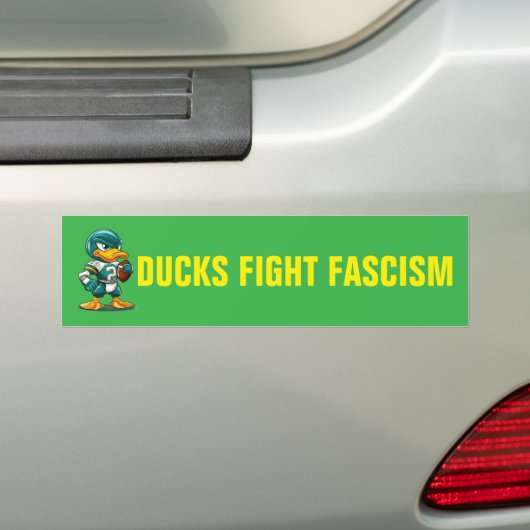 DUCKS FIGHT FASCISM AUTOAUFKLEBER (Auf Auto)