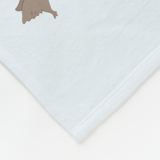 Ducks & Gator Cartoon Muster Fleecedecke (Ecke)