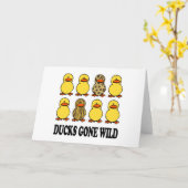 Ducks Gone Wild Karte (Gelbe Blume)