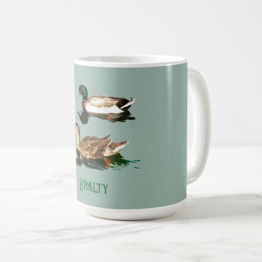 Ducks mallards kaffeetasse (VorderseiteRechts)