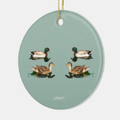 Ducks mallards keramik ornament (Links)