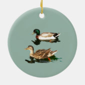 Ducks mallards keramik ornament (Hinten)