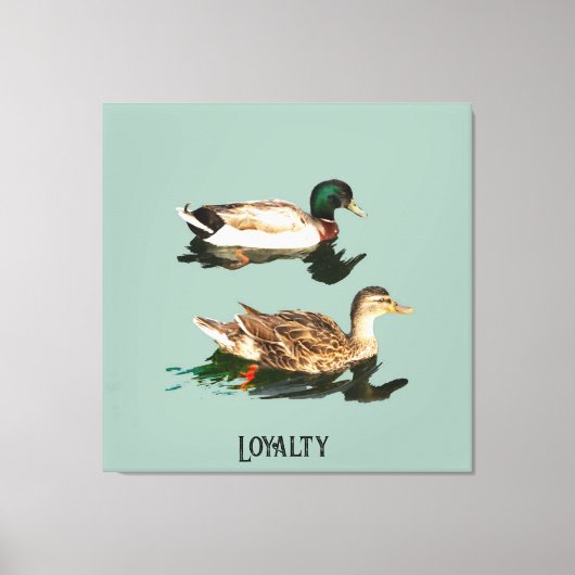 Ducks mallards leinwanddruck (Vorderseite)